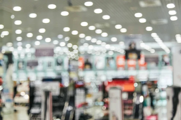 Foto Borrada Centro Comercial Dentro Janela Compras Shopping Center Cidade — Fotografia de Stock