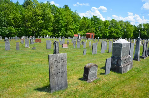 Pigeon Hill Quebec Canada 2020 Cimetière Méthodiste Saint Armand Rue — Photo