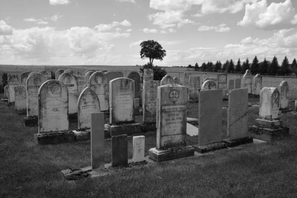 Pigeon Hill Quebec Kanada 2020 Der Methodistische Friedhof Saint Armand — Stockfoto