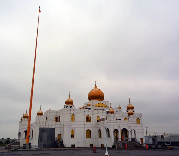 Montreal Quebec Canada 2020 Сикхський Храм Gurdwara Guru Nanak Darbar — стокове фото