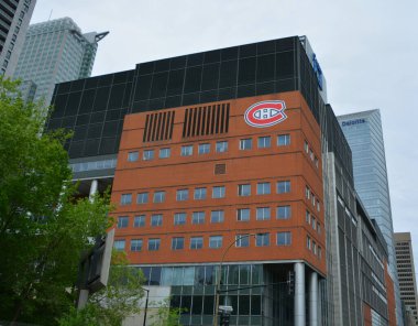 MONTREAL, CANADA - 05 26 2020: COVID-19 için kapanış Çan Merkezi, Montreal Kanadalılarının evi Stanley Kupası 'nı diğer tüm şubelerden daha fazla kazandı. 24 şampiyonluk kazandılar..