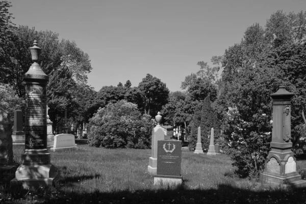 Montreal Quebec Canada 2020 Notre Dame Des Neiges Mezarlığı Cote — Stok fotoğraf
