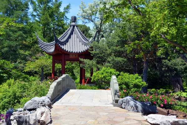 Montréal Canada 2019 Jardin Botanique Chinois Montréal Est Considéré Comme — Photo