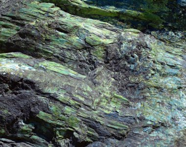 Asbest taşının detaylı dokusu