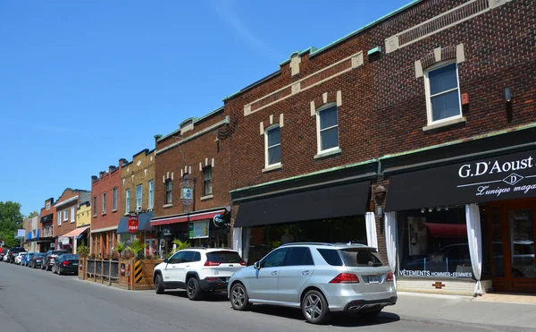 City Street Small Town — Stock Photo, Image