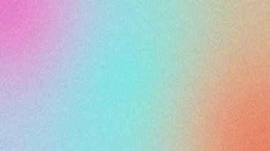 Tahıllı soyut eğimli arkaplan. Retro gradyan arka plan gürültü dokusu etkisi yaz poster tasarımı pürüzsüz renk teal soyut gradyan..