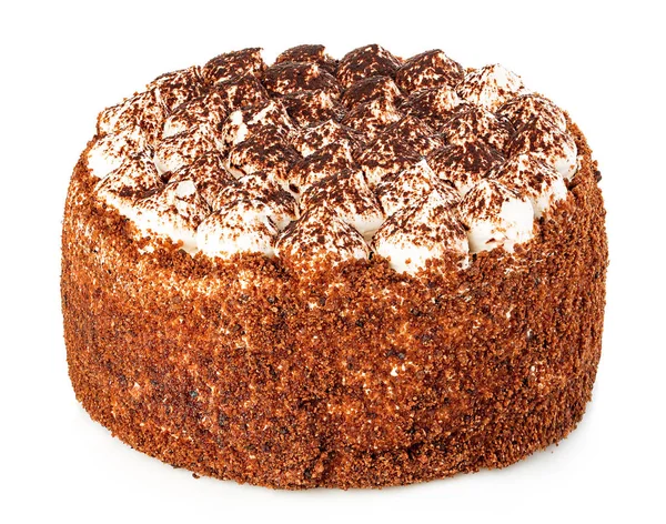 Köstliche Kuchen Close Isoliert Auf Weißem Hintergrund lizenzfreie Stockbilder