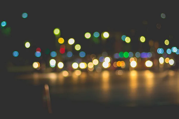 추상적 인 박에 대한 도시의 자동차 빛과 교통의 흐림 이미지 — 스톡 사진