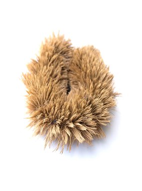 temizleme için fırça beyaz arkaplanda izole