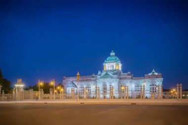 Ananta Samakhom Throne Hall (Bangkok Beyaz saray) Dusit Palace Bangkok Tayland dönüm noktası