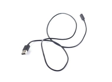 USB kablo normal ve beyaz arka plan üzerinde izole mikro