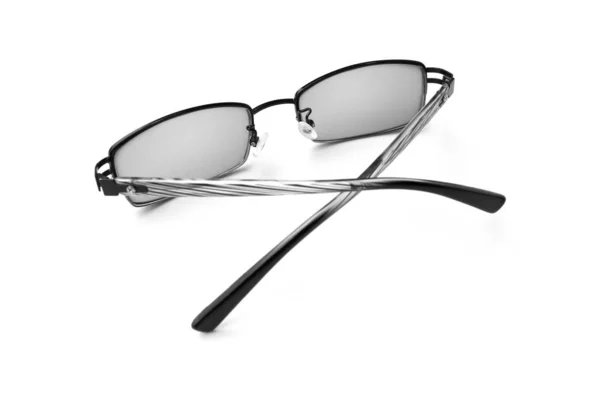 Briller med enkelt design isoleret på hvid baggrund - Stock-foto