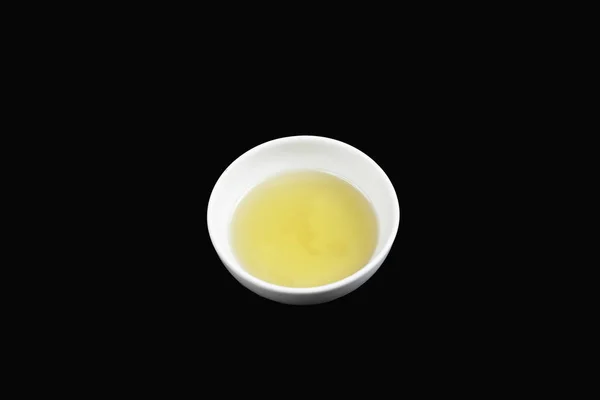 Oil Sauceboat Black Background — 图库照片