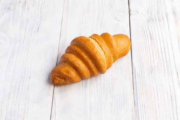 Croissant Light Board Breakfast — Stock Photo, Image