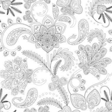 desenli desen çizilmiş. etnik tasarım. sorunsuz geçmiş