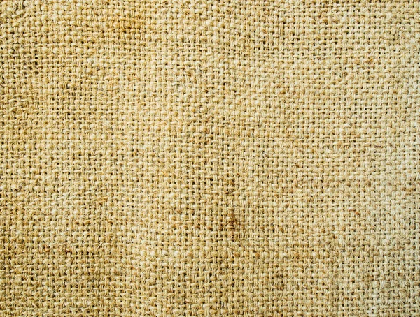 Sackcloth Geweven Structuur Patroon Achtergrond Crème Geel Lichtbeige Eco Vriendelijk — Stockfoto