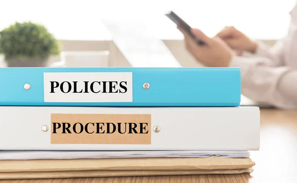 Policies procedure — Stock Photo, Image