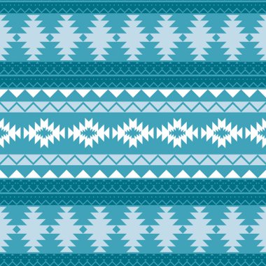 Mutlu Noeller. Dikişsiz desen etnik tarzda kış temalı. Geometrik şekiller, kare, üçgen, rhombus. Kabile motifleri İskandinav, Hint. Arka plan, kağıt, doku yüzeyler için. Vektör çizim.