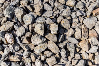 Bir sürü keskin kayaya yakın çekim