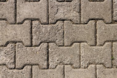Arka plan için Romanya 'nın en üst görünümü olan kaldırım döşemesi
