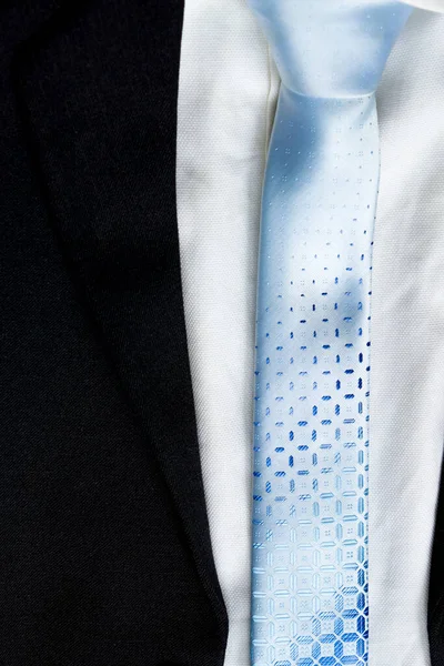 Fundo Parlamentar Terno Elegante Gravata Sabe Uma Camisa Branca — Fotografia de Stock