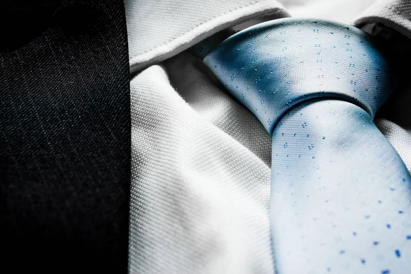 Fondo Parlamentario Traje Elegante Corbata Saber Una Camisa Blanca — Foto de Stock