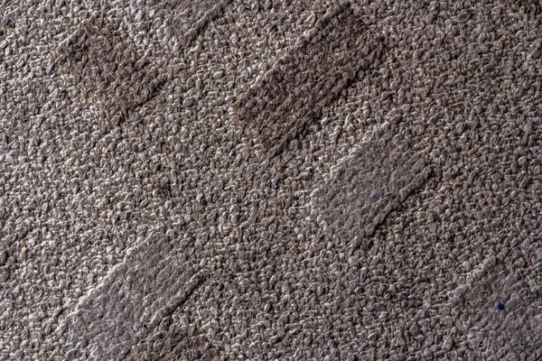 Schwarz Weiß Bild Eines Flauschigen Teppichs Aus Baumwolle — Stockfoto