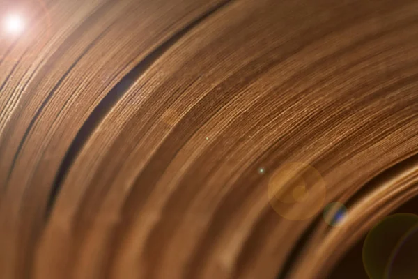 Makro içinde eski bir kitabın sayfaları.