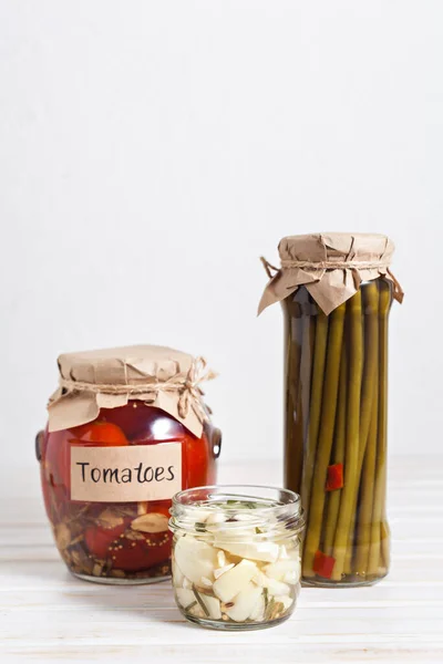 Produtos hortícolas fermentados Home-made — Fotografia de Stock