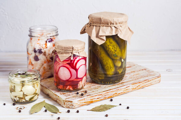 Fermented vegetables Its healthy and delicious.