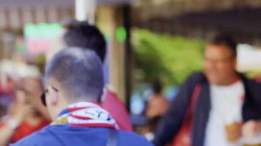 Kiev, Ukrayna - 26 Mayıs 2018: Fanlar futbol - Şampiyonlar Ligi