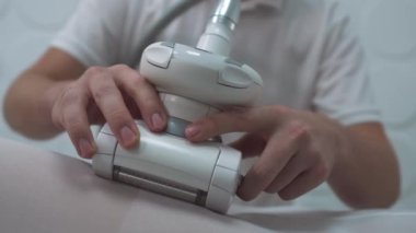 Kızın bacakları makine Masaj Masaj