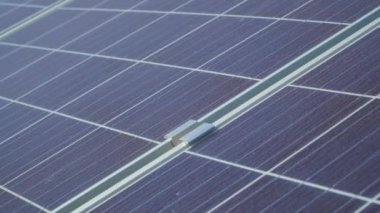 Fotovoltaik paneller yakın çekim