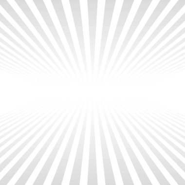 Ufuk ötesine gidiyor ışık gri ışınları ile arka plan beyaz, açık renkli dikey şeritler ile vektör