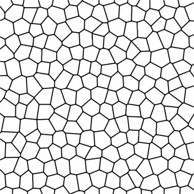 Background mosaic stained glass window, texture mosaic white polygons