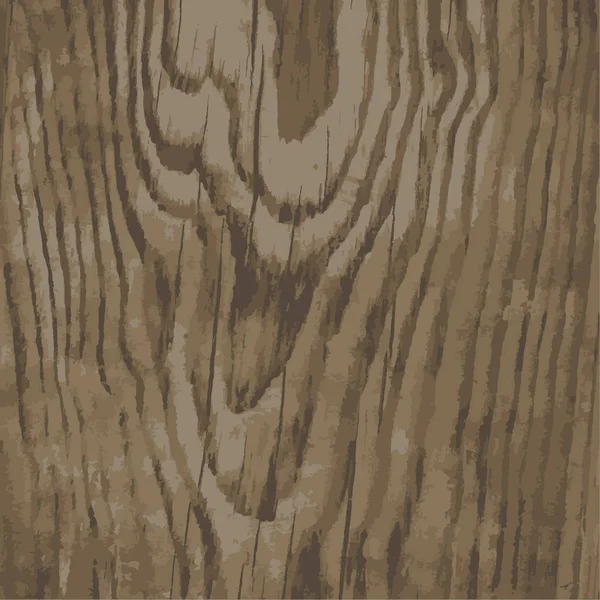 Textur Holzbohlen für Werbedesign, Vektorfasertextur altes Holzbrett mit Rissen — Stockvektor
