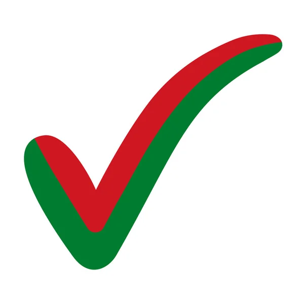 Cocher Belarus symbole du drapeau élections, vote et approbation Belarus — Image vectorielle