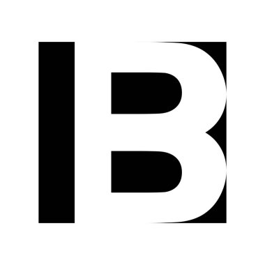 Basit zarif logo harfi B, vektör Premium ticari logo harfi b, grafiksel alfabetik simge şirket kimliği
