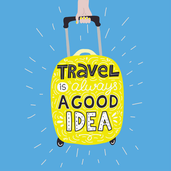 Poster or greeting card. Vector illistration.