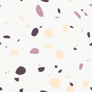 Terrazzo seamless modeli. Vektör çizim.