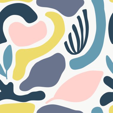 Brushstroke sorunsuz arka plan, renkli bilmece.