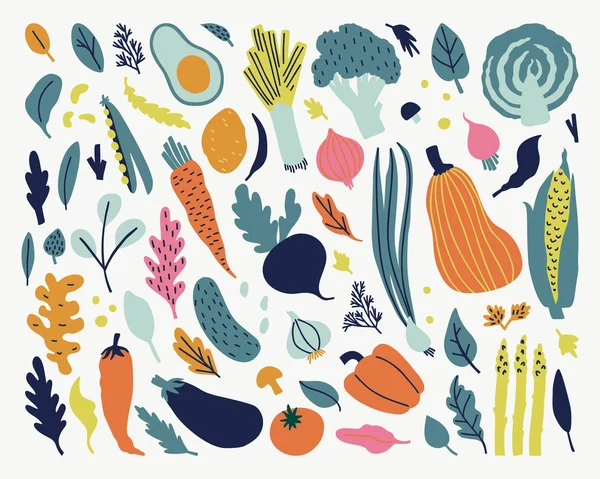 Vektör yiyecek Tasarımlarınız için ayarla. 