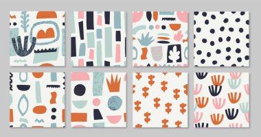 Soyut Dikişsiz desen ile ayarlayın. 