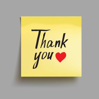 Sarı yapışkan notta 