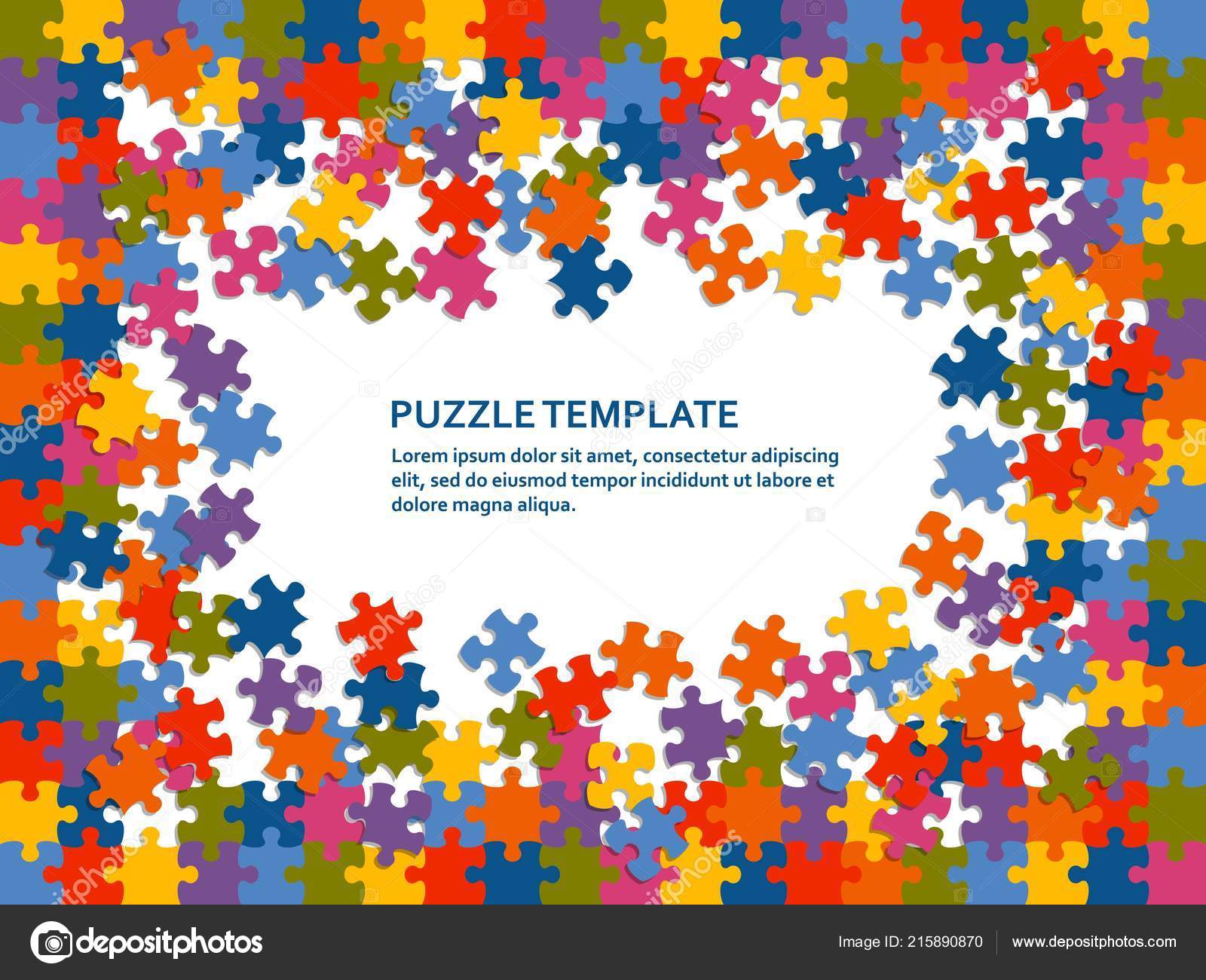 jigsaw puzzle background with many colorful pieces abstract mosaic template stock vector c klerik78 215890870 https depositphotos com 215890870 stock illustration jigsaw puzzle background with many html