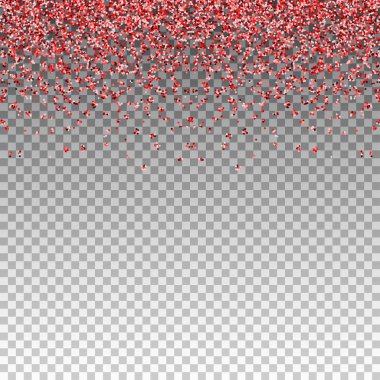 Kırmızı ve pembe glitter arka plan. Tatil tasarımları, Sevgililer günü için şablon.