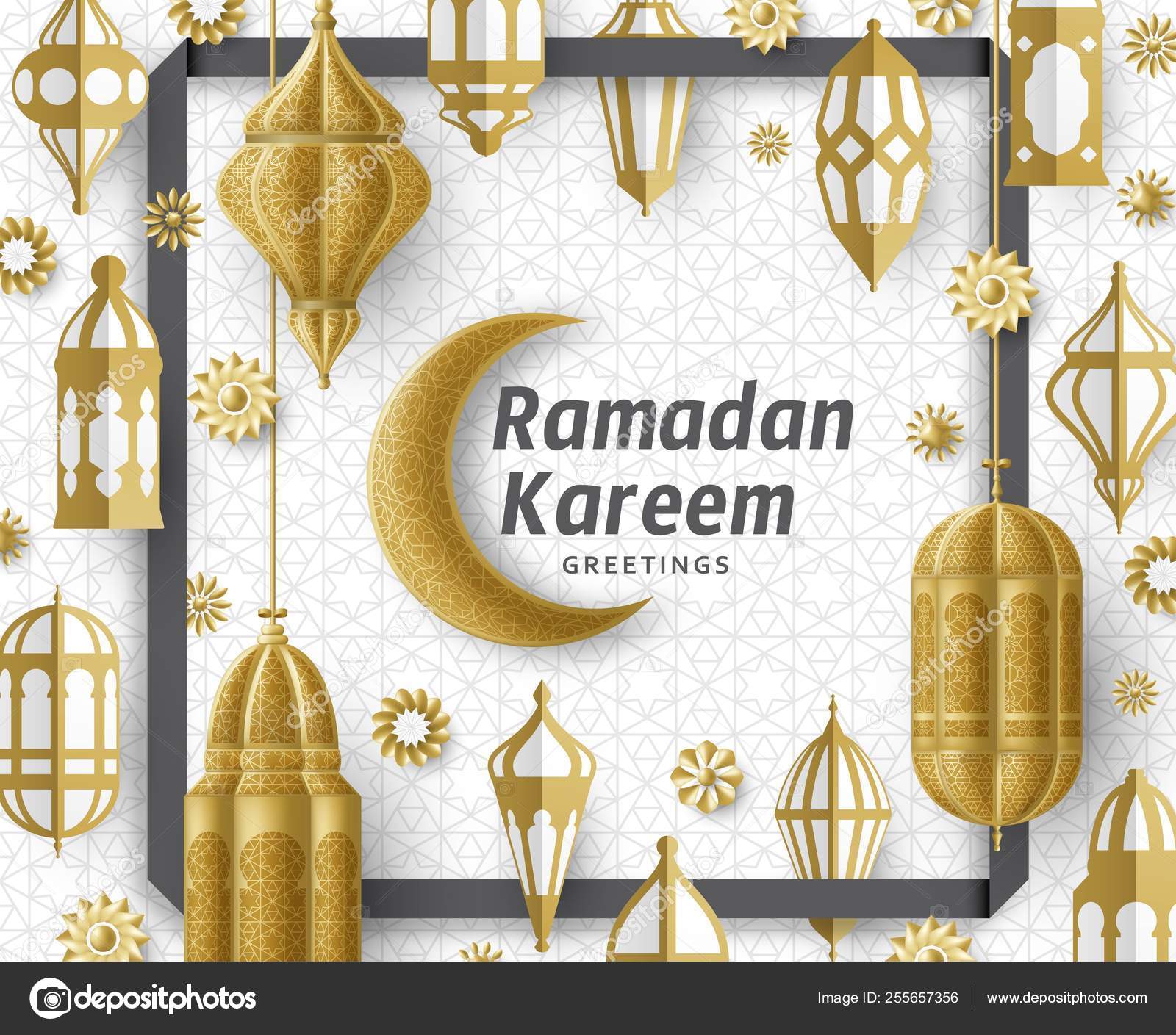 Ramadan Kareem Background Islamic Arabic Lantern Translation Ramadan Kareem Greeting Card Vector Image By C Klerik78 Vector Stock 255657356