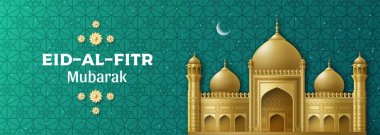 Ramazan Bayramı Arka Plan. Orucu Bozma Festivali. İslam Arap cami binası. Tebrik kartı