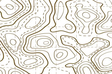 Topografik harita kontur arka plan. Yükselmesi ile çizgi haritası. Coğrafi dünya topografik harita kılavuz soyut