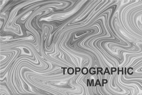 Carte topographique fond de contour. Carte linéaire avec élévation. Carte géographique mondiale Grille topographique abstraite — Image vectorielle